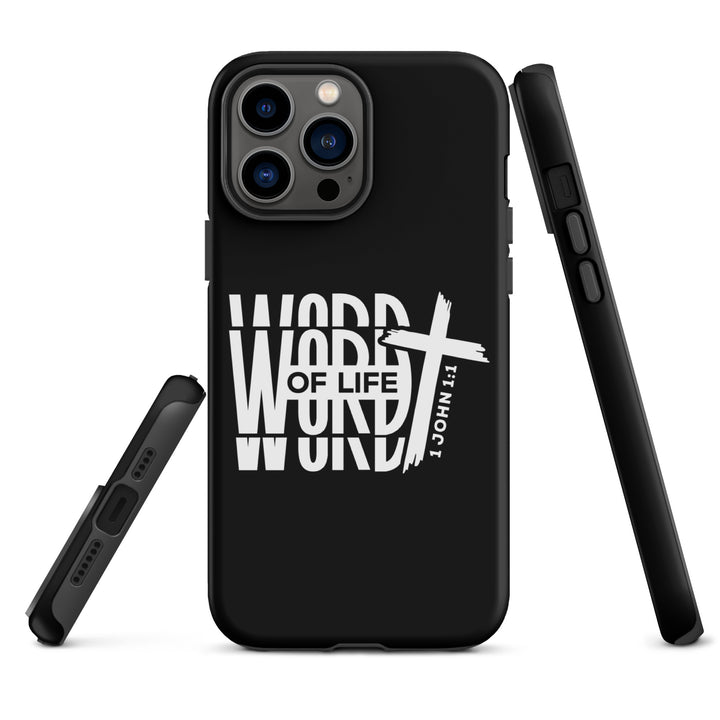 Christian Phone Case Word of Life Black for iPhone® iPhone® Phone Cases   