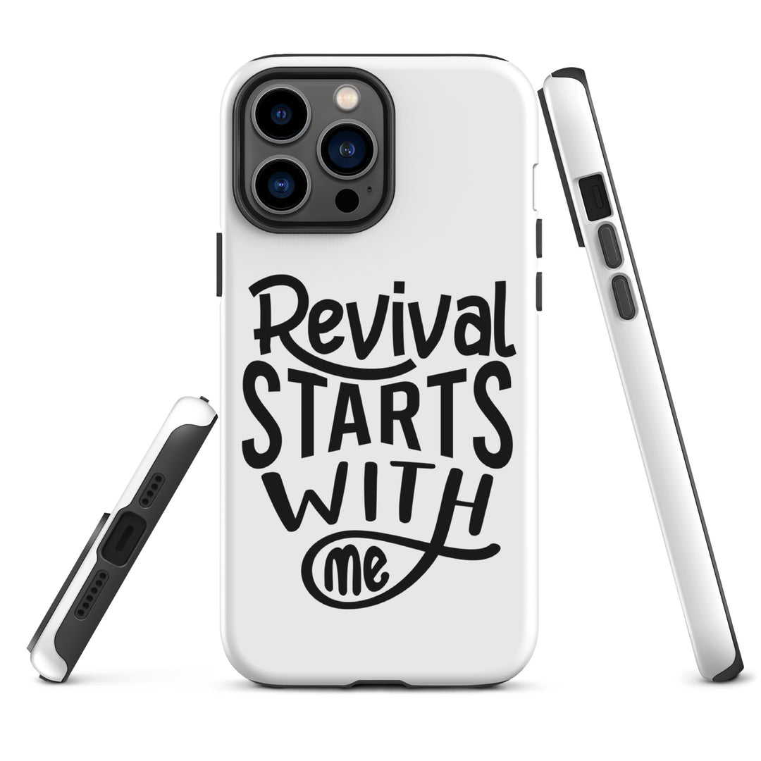 Christian Phone Case Revival Starts With Me White for iPhone® iPhone® Phone Cases   