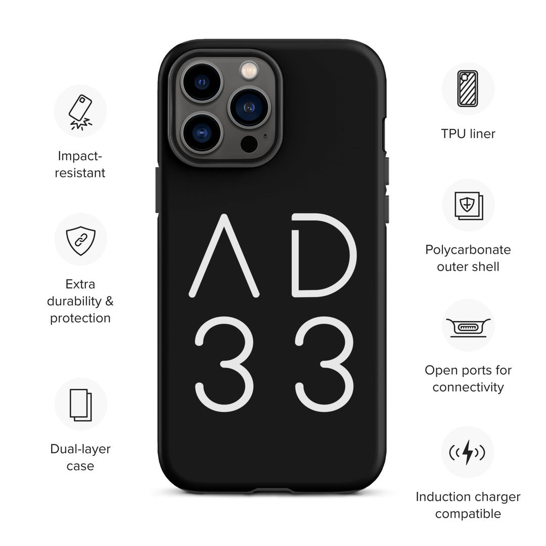 Christian Phone Case AD 33 Black for iPhone® iPhone® Phone Cases   