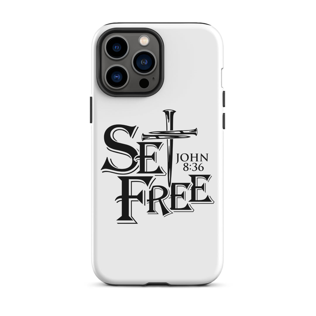 Christian Phone Case Set Free White for iPhone® iPhone® Phone Cases Matte iPhone 13 Pro Max 