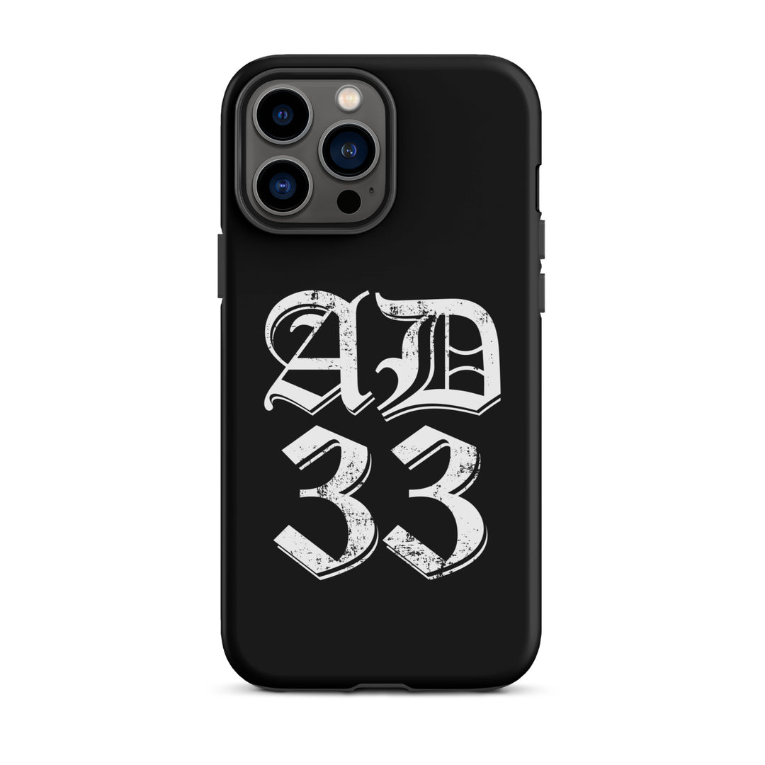 Christian Phone Case AD 33 Old English Black for iPhone® iPhone® Phone Cases Matte iPhone 13 Pro Max 