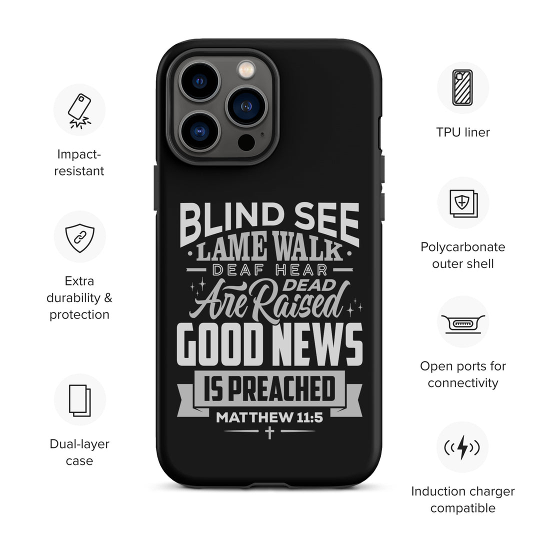 Christian Phone Case Go Tell John Black for iPhone® iPhone® Phone Cases   