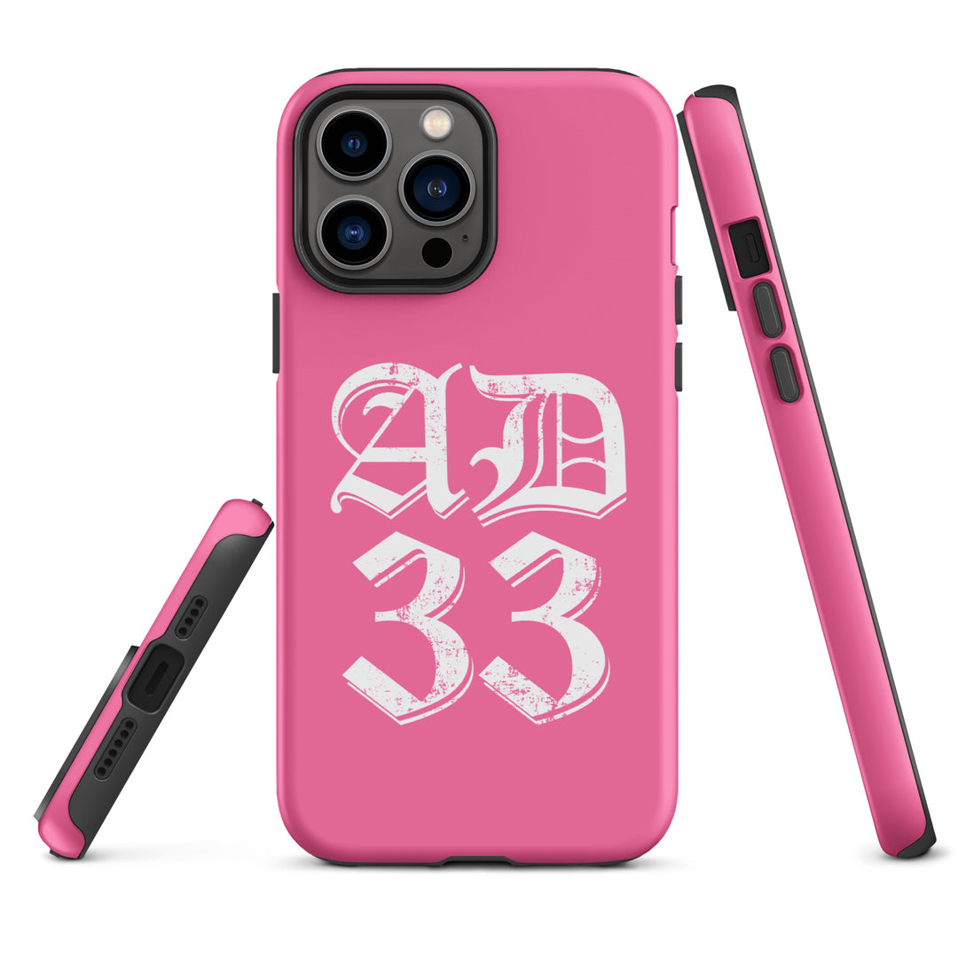 Christian Phone Case AD 33 Old English Pink for iPhone® iPhone® Phone Cases   