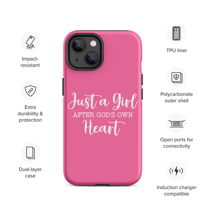 Christian Phone Case Girl After God's Heart for iPhone® iPhone® Phone Cases   