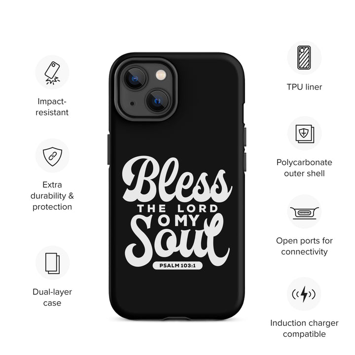 Christian Phone Case Bless The Lord Tough for iPhone® iPhone® Phone Cases   