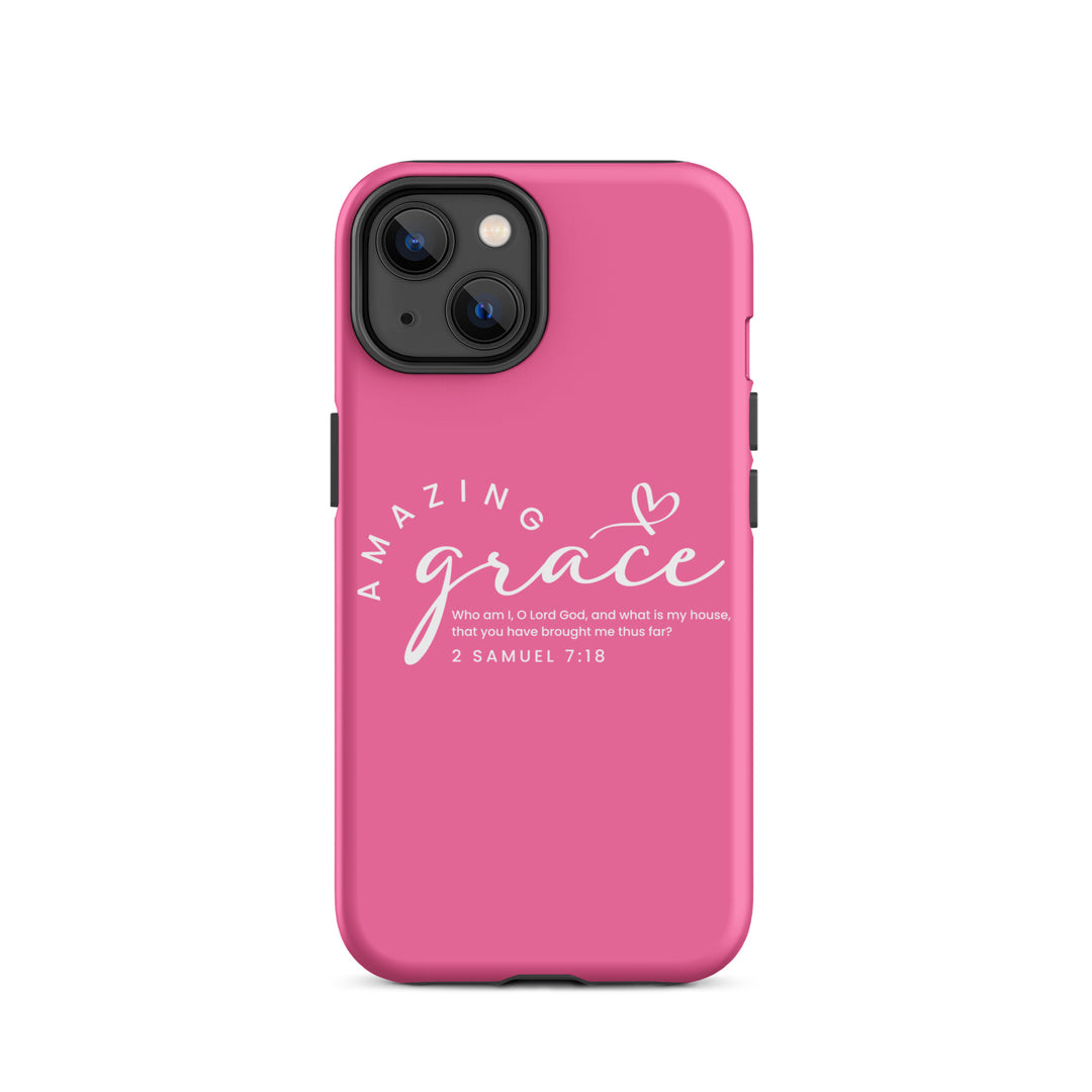 Christian Phone Case Amazing Grace Pink for iPhone® iPhone® Phone Cases Matte iPhone 14 