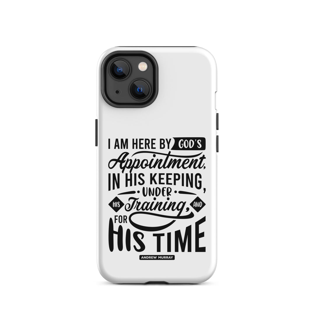 Christian Phone Case His Time White for iPhone® iPhone® Phone Cases Matte iPhone 14 