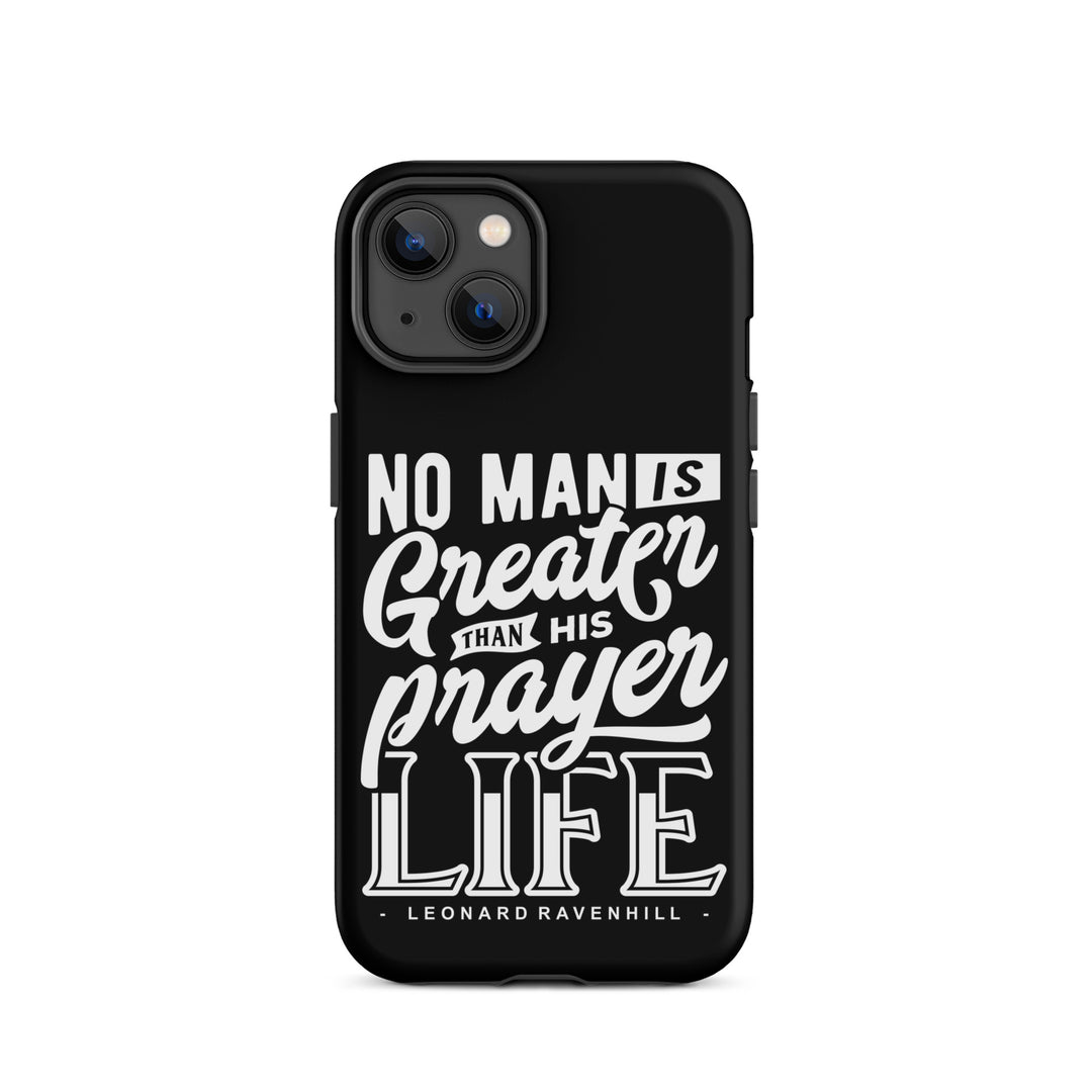 Christian Phone Case Prayer Life Black for iPhone® iPhone® Phone Cases Matte iPhone 14 