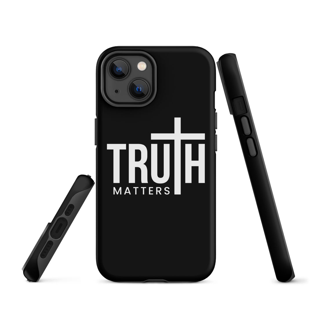 Christian Phone Case Truth Matters Black for iPhone® iPhone® Phone Cases   