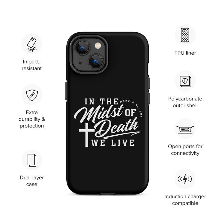 Christian Phone Case Midst of Death Black for iPhone® iPhone® Phone Cases   