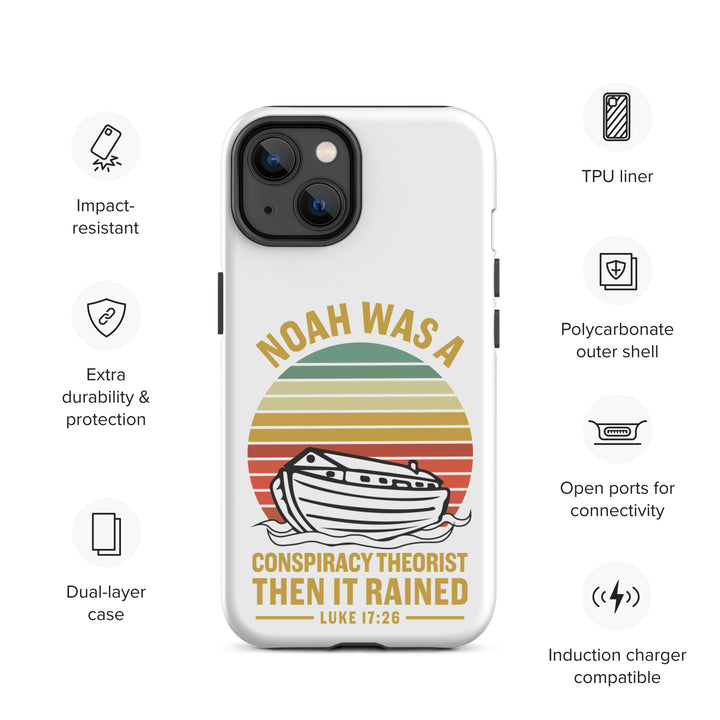 Christian Phone Case Noah Conspiracy White for iPhone® iPhone® Phone Cases   