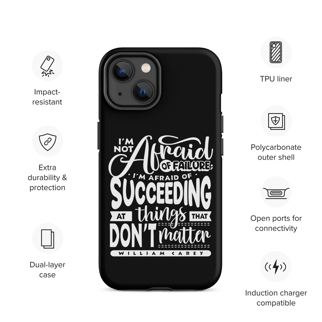 Christian Phone Case Things That Matter Black for iPhone® iPhone® Phone Cases   