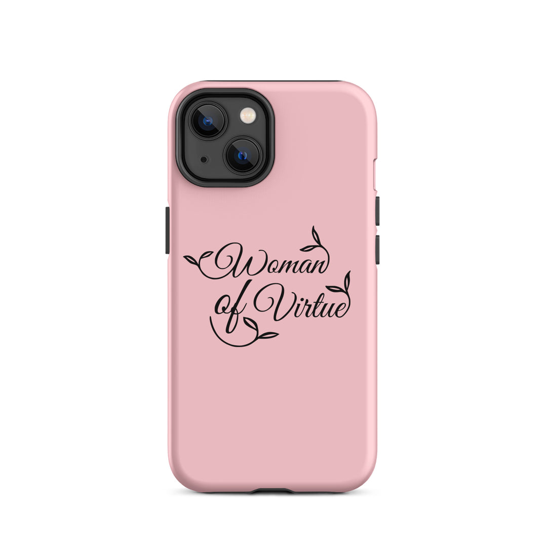 Christian Phone Case Woman of Virtue Pink for iPhone® iPhone® Phone Cases Matte iPhone 14 