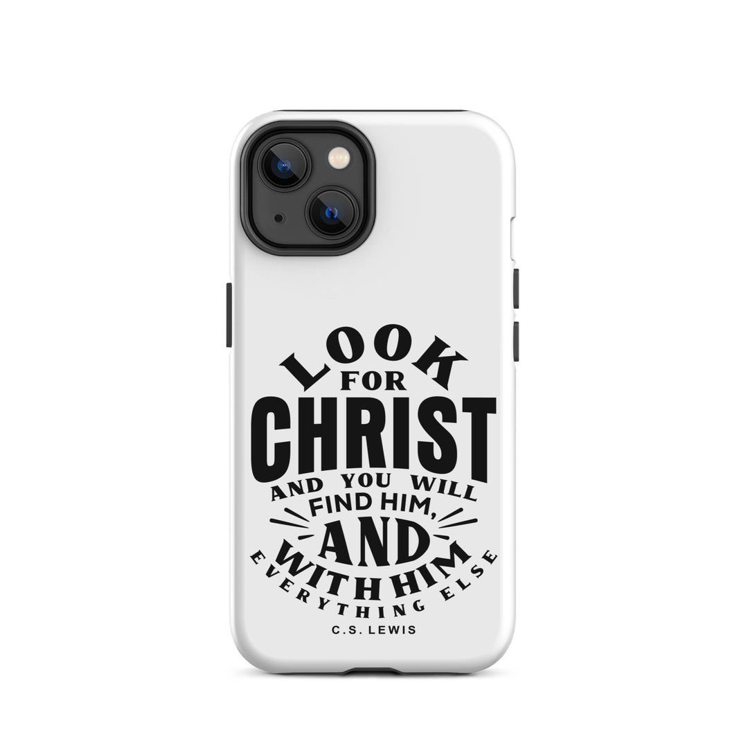 Christian Phone Case Look For Christ White for iPhone® iPhone® Phone Cases Matte iPhone 14 