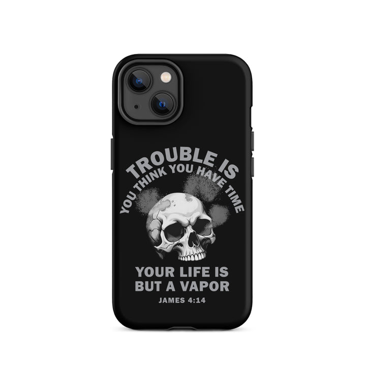 Christian Phone Case Life Is Vapor Black for iPhone® iPhone® Phone Cases Matte iPhone 14 