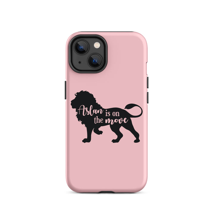 Christian Phone Case Aslan Is On Move Pink for iPhone® iPhone® Phone Cases Matte iPhone 14 