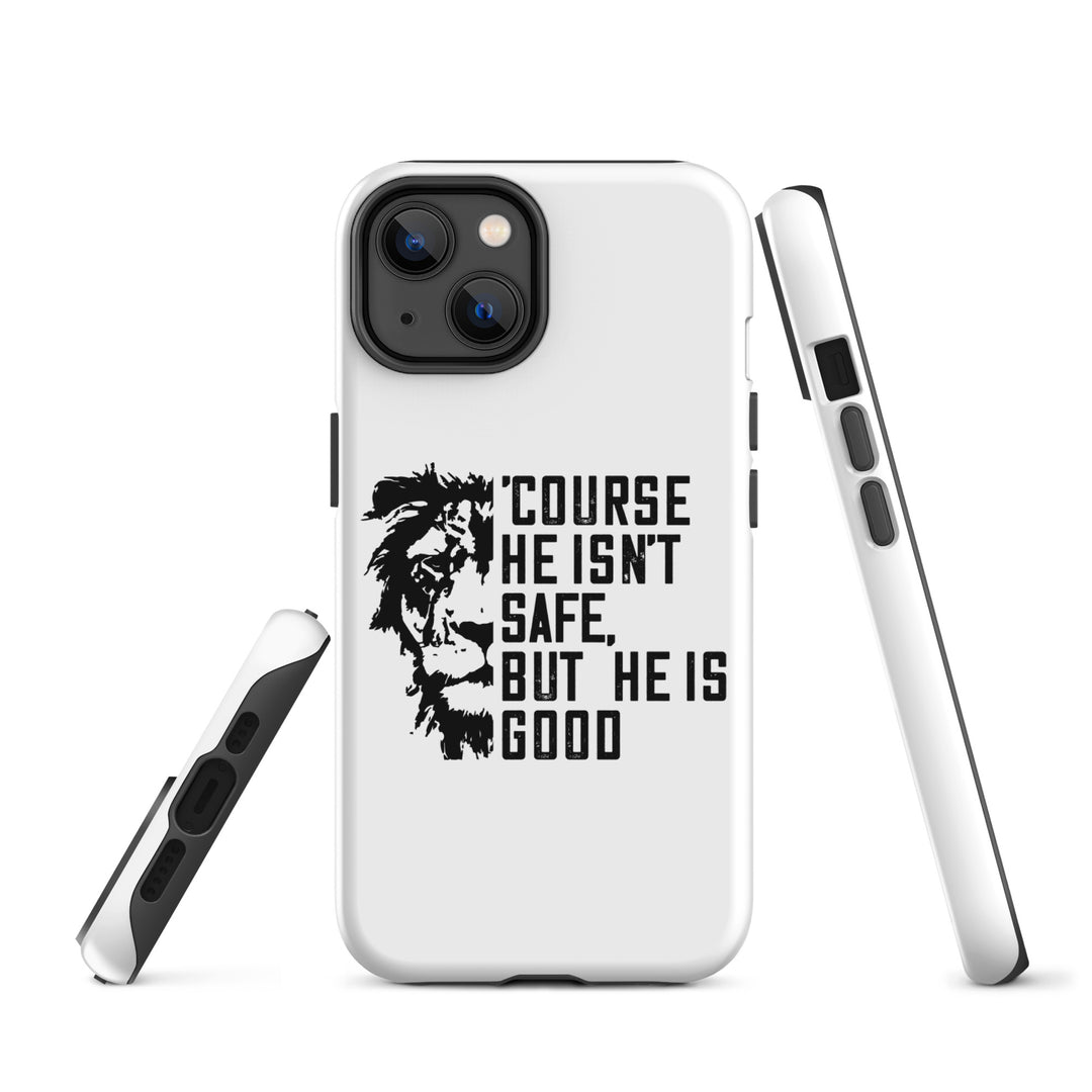 Christian Phone Case 'Course He Isn't Safe White for iPhone® iPhone® Phone Cases   