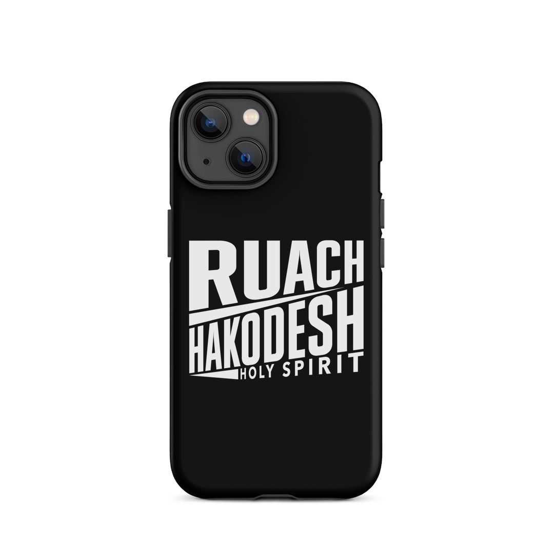 Christian Phone Case Ruach Hakodesh Holy Spirit Black for iPhone® iPhone® Phone Cases Matte iPhone 14 