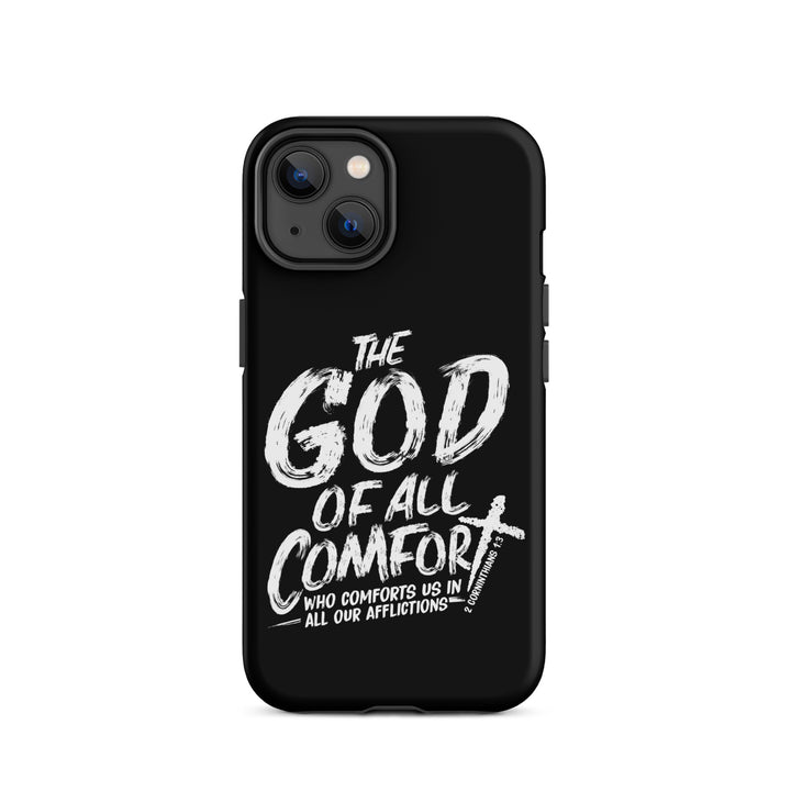 Christian Phone Case God of All Comfort Black for iPhone® iPhone® Phone Cases Matte iPhone 14 