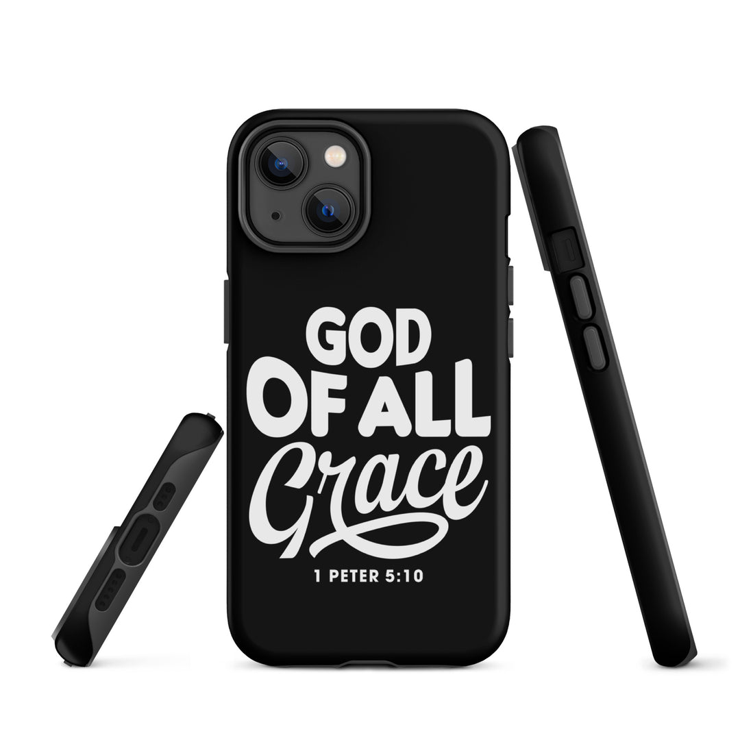 Christian Phone Case God of All Grace Black for iPhone® iPhone® Phone Cases   