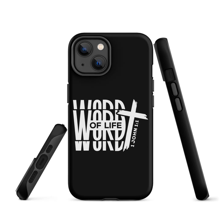 Christian Phone Case Word of Life Black for iPhone® iPhone® Phone Cases   