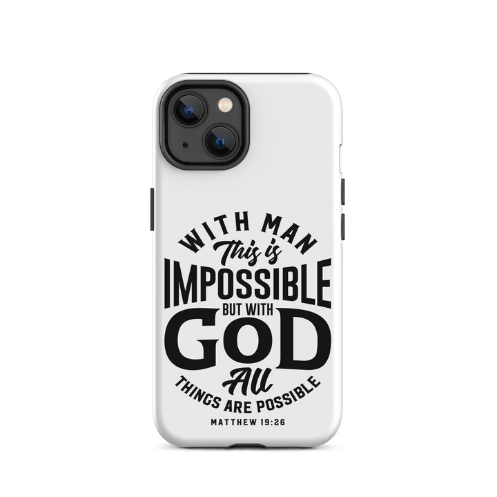 Christian Phone Case All Things Possible White for iPhone® iPhone® Phone Cases Matte iPhone 14 