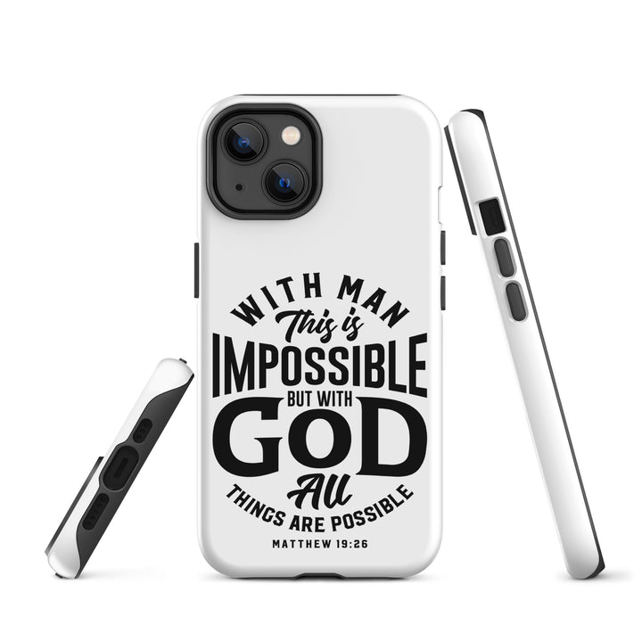 Christian Phone Case All Things Possible White for iPhone® iPhone® Phone Cases   