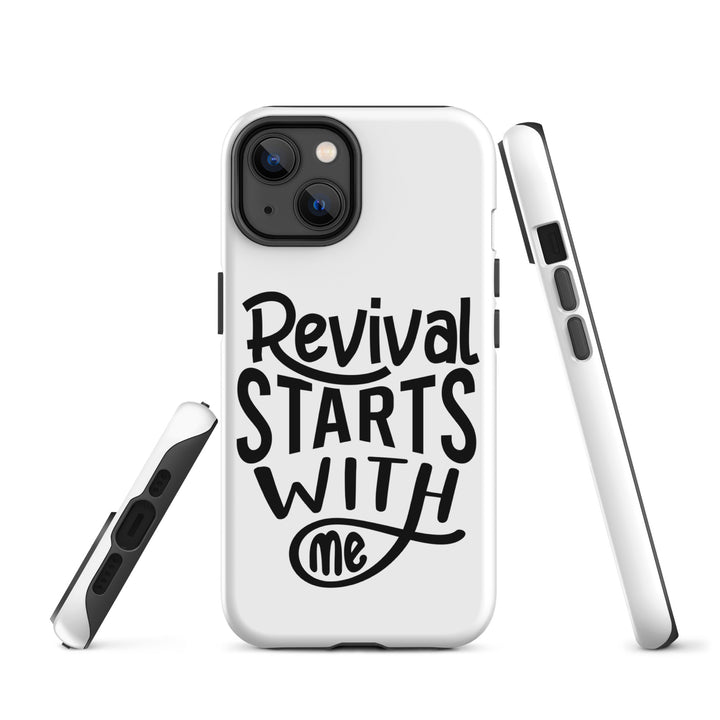 Christian Phone Case Revival Starts With Me White for iPhone® iPhone® Phone Cases   