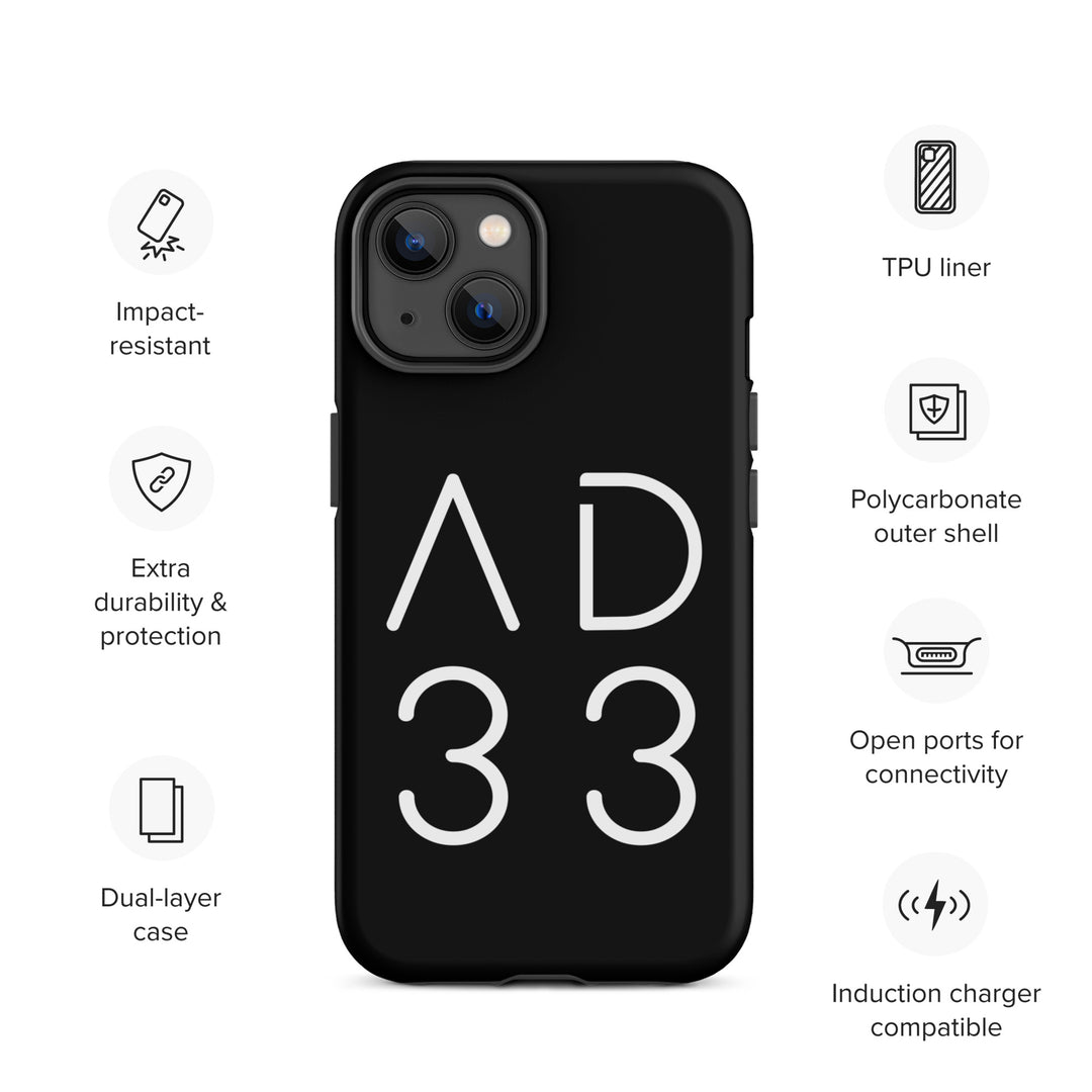 Christian Phone Case AD 33 Black for iPhone® iPhone® Phone Cases   