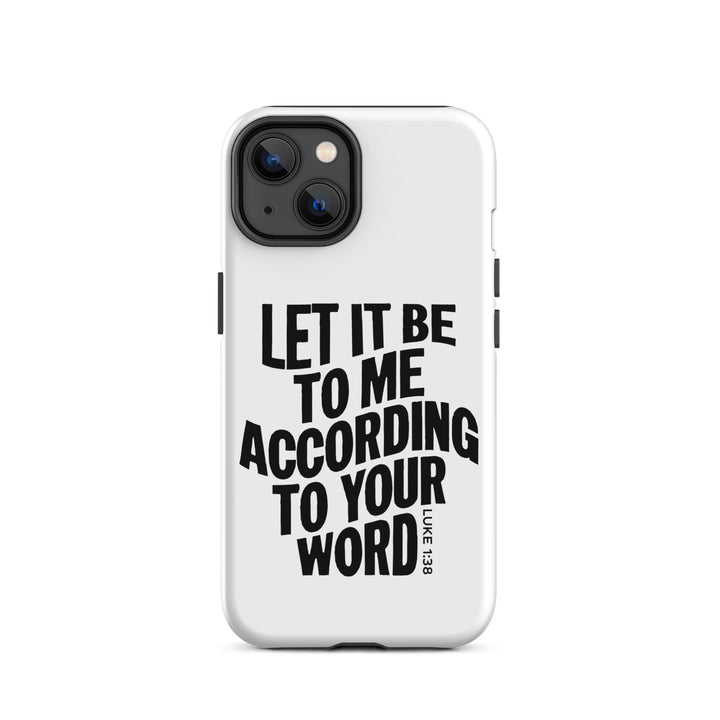 Christian Phone Case According To Your Word White for iPhone® iPhone® Phone Cases Matte iPhone 14 