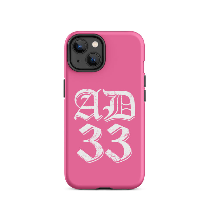 Christian Phone Case AD 33 Old English Pink for iPhone® iPhone® Phone Cases Matte iPhone 14 