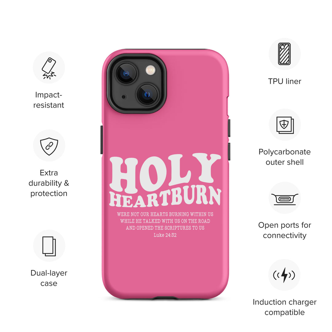 Christian Phone Case Holy Heartburn Pink  for iPhone® iPhone® Phone Cases   