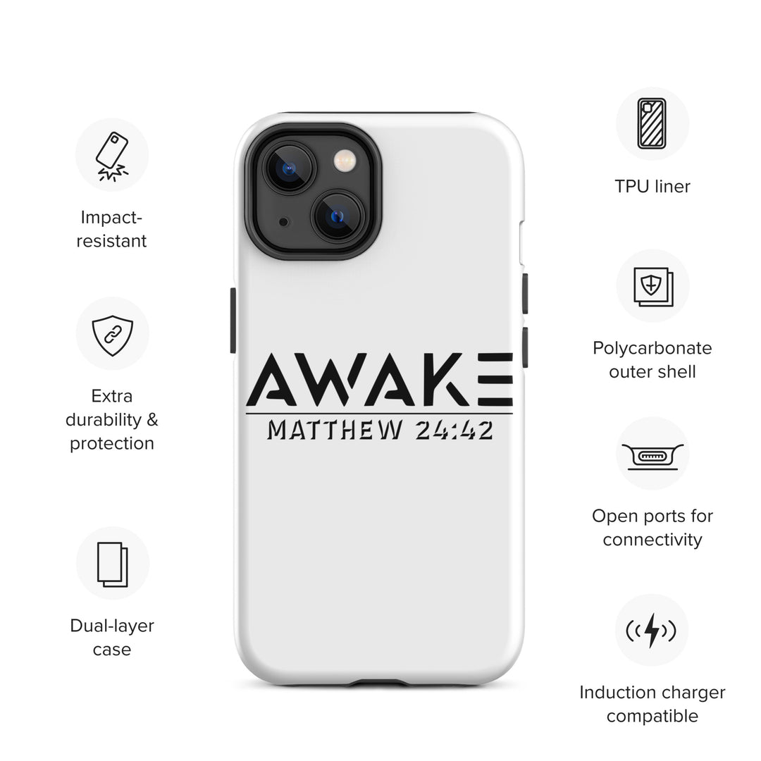 Christian Phone Case Awake White for iPhone® iPhone® Phone Cases   