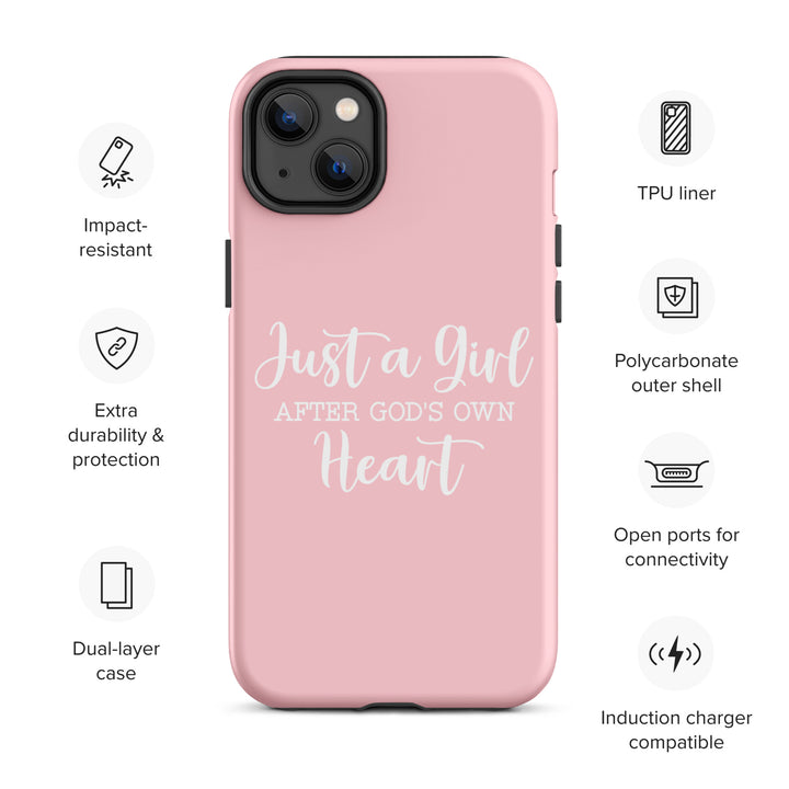 Christian Phone Case Girl After God's Heart for iPhone® iPhone® Phone Cases   