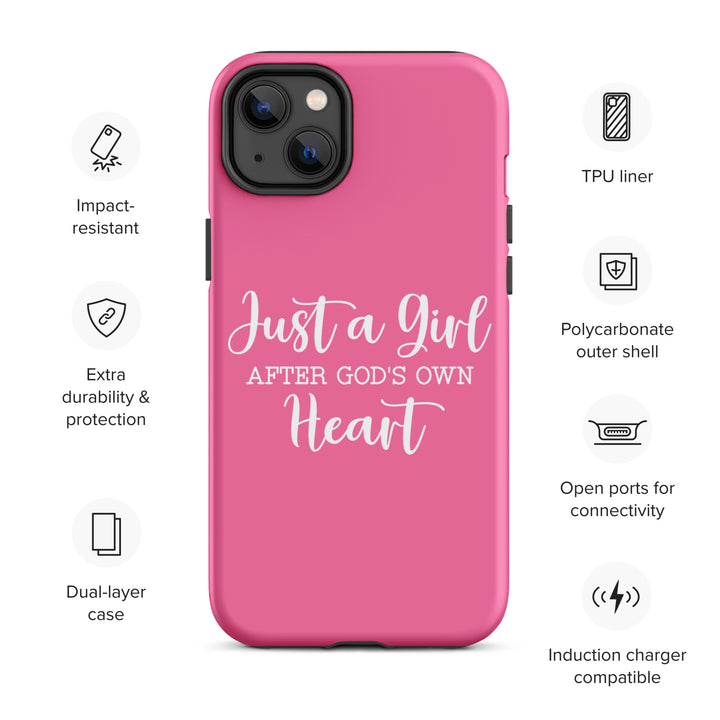 Christian Phone Case Girl After God's Heart for iPhone® iPhone® Phone Cases   