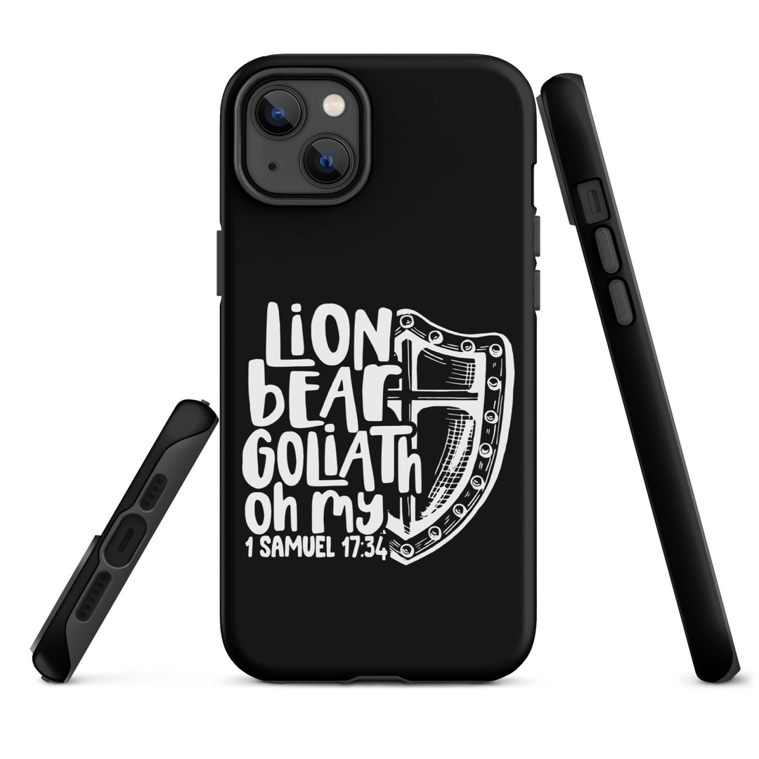 Christian Phone Case Lion Bear Goliath Oh My for iPhone® iPhone® Phone Cases   