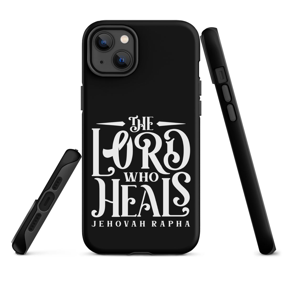 Christian Phone Case The Lord Who Heals Black for iPhone® iPhone® Phone Cases   