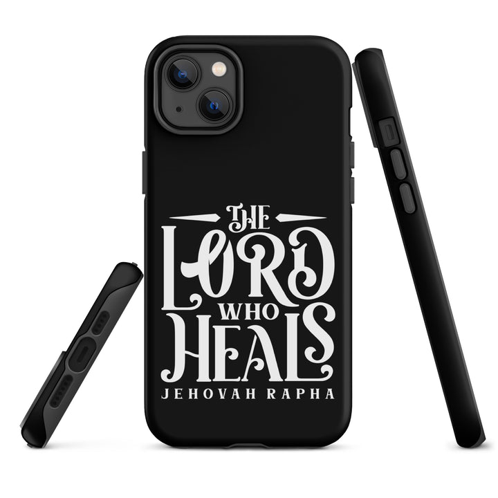 Christian Phone Case The Lord Who Heals Black for iPhone® iPhone® Phone Cases   