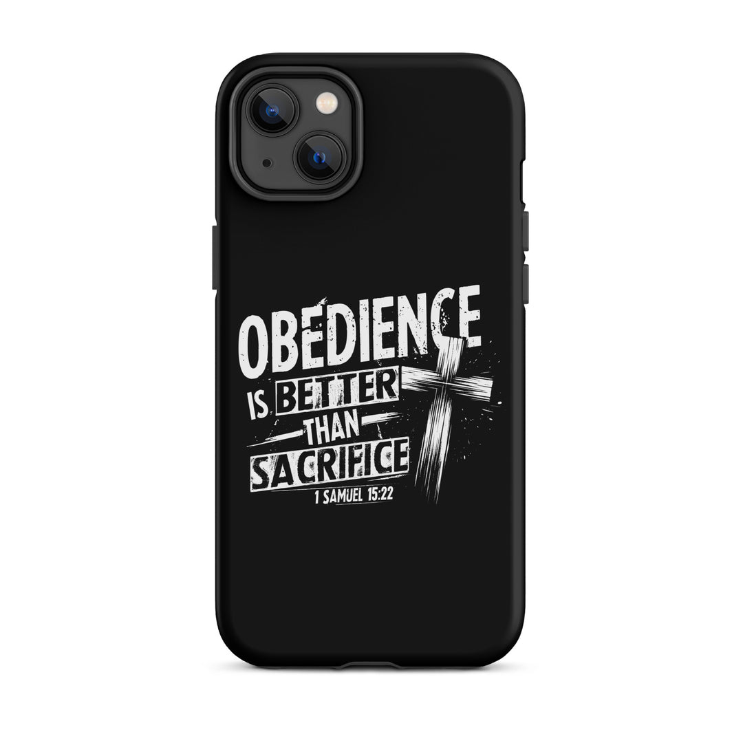 Christian Phone Case Obedience Is Better for iPhone® iPhone® Phone Cases Matte iPhone 14 Plus 