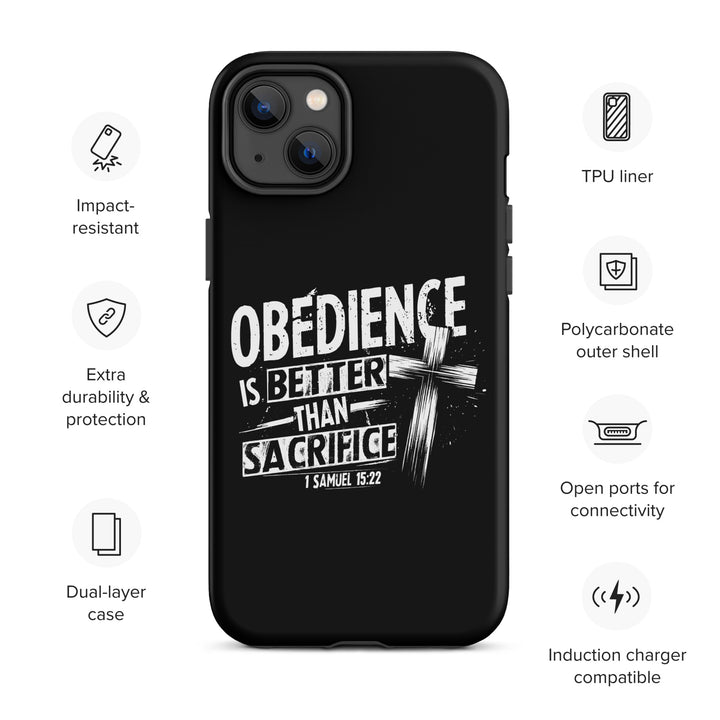 Christian Phone Case Obedience Is Better for iPhone® iPhone® Phone Cases   