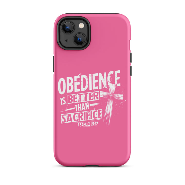 Christian Phone Case Obedience IS Better for iPhone® iPhone® Phone Cases Matte iPhone 14 Plus 