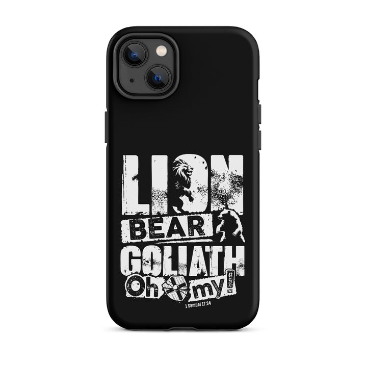 Christian Phone Case Lion Bear Goliath for iPhone® iPhone® Phone Cases Matte iPhone 14 Plus 