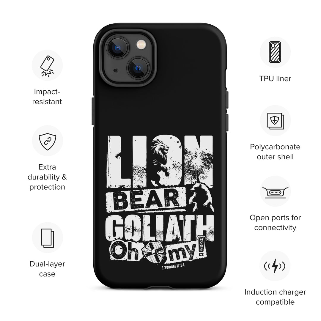 Christian Phone Case Lion Bear Goliath for iPhone® iPhone® Phone Cases   