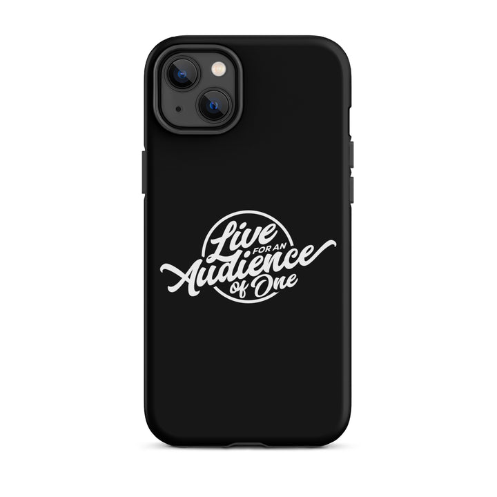 Christian Phone Case Audience of One Black for iPhone® iPhone® Phone Cases Matte iPhone 14 Plus 