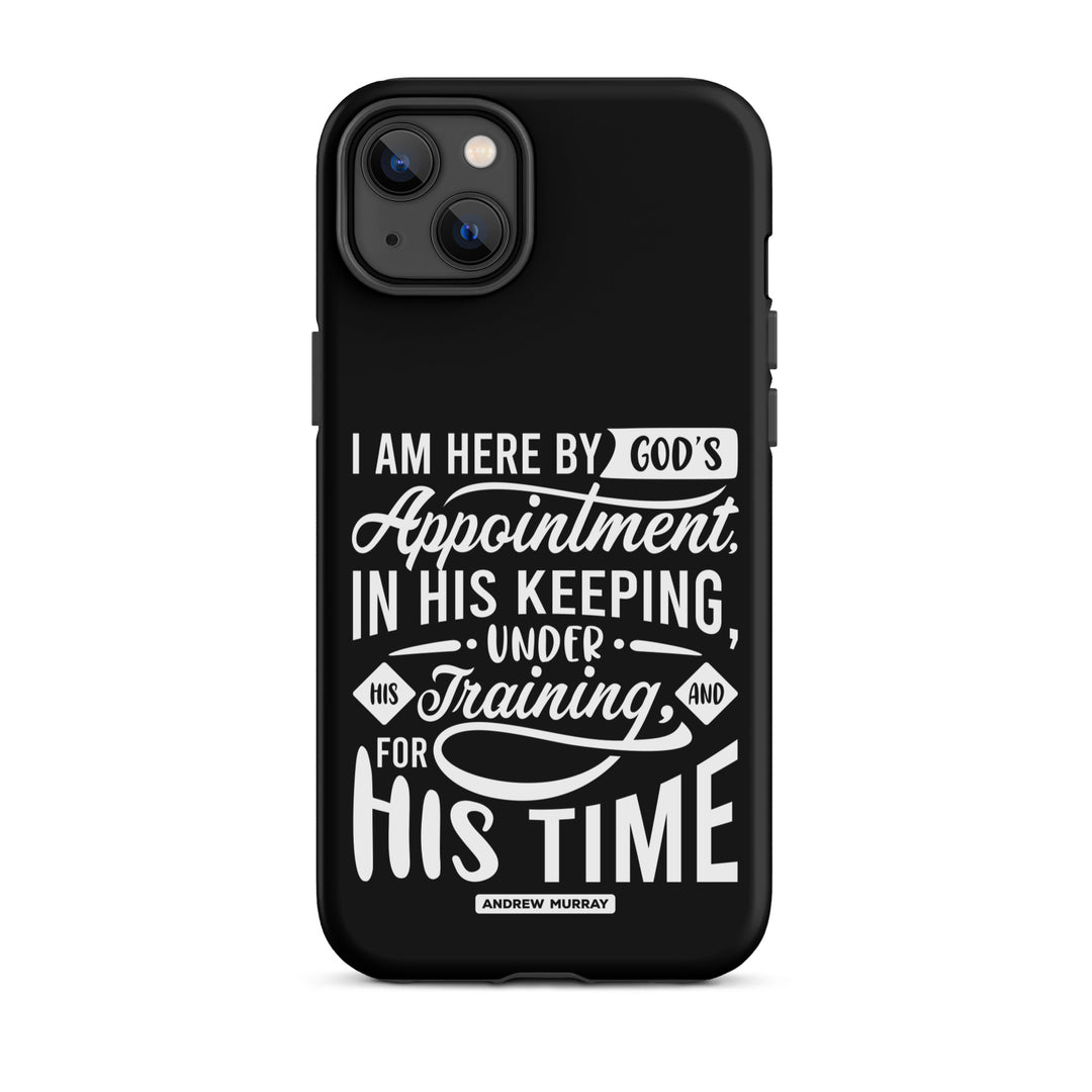 Christian Phone Case His Time Black for iPhone® iPhone® Phone Cases Matte iPhone 14 Plus 