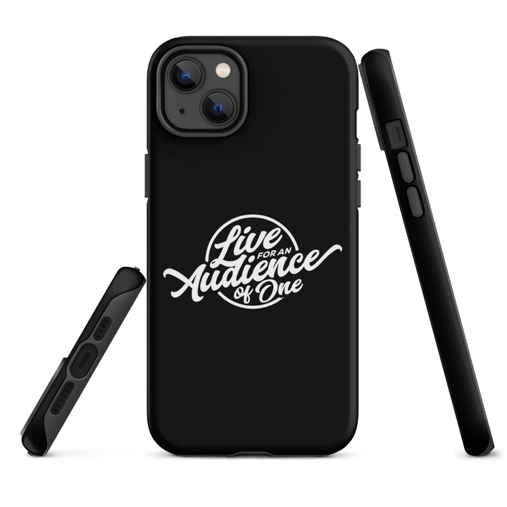 Christian Phone Case Audience of One Black for iPhone® iPhone® Phone Cases   