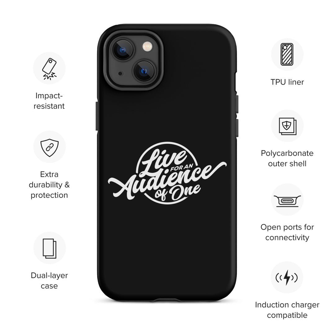 Christian Phone Case Audience of One Black for iPhone® iPhone® Phone Cases   