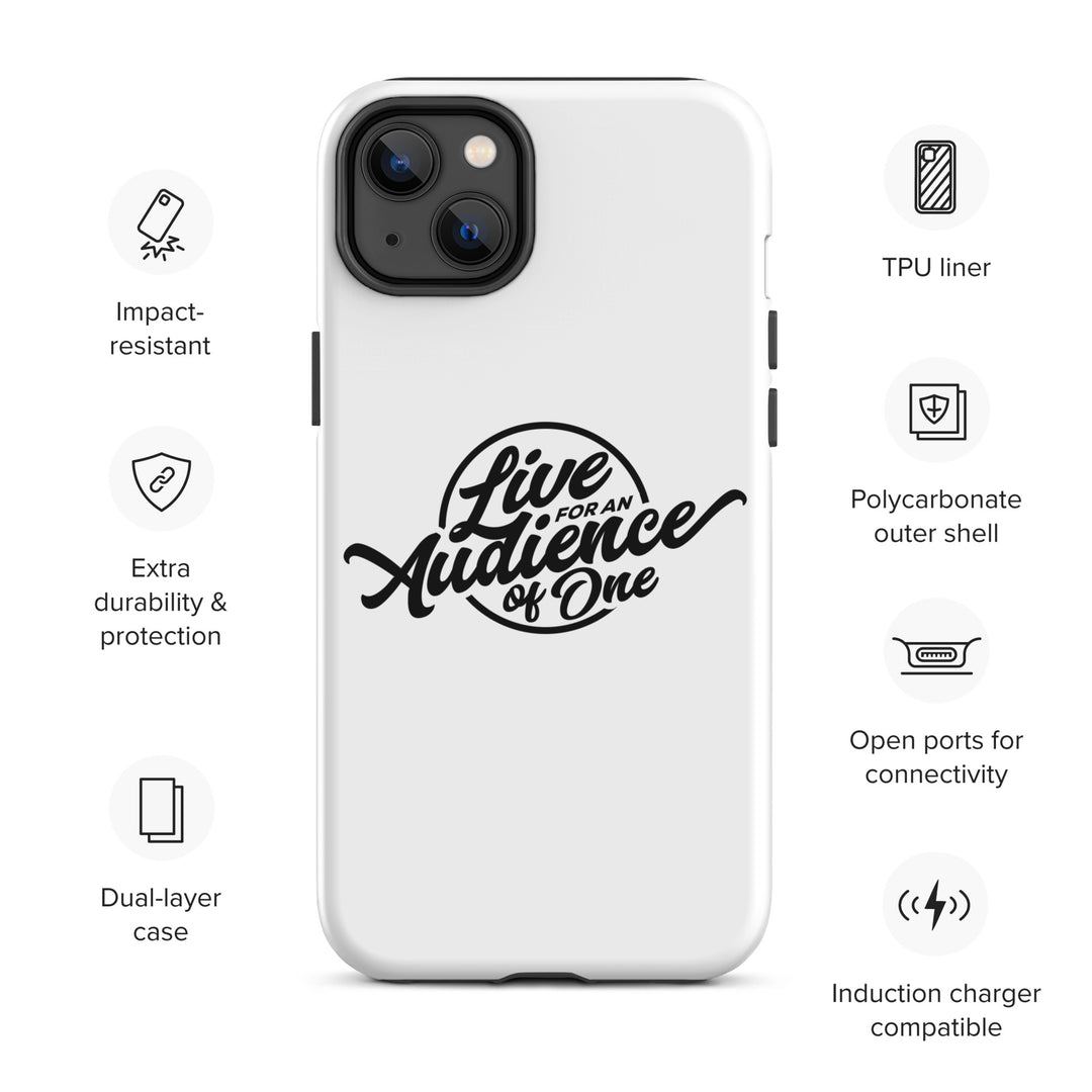 Christian Phone Case Audience of One White for iPhone® iPhone® Phone Cases   