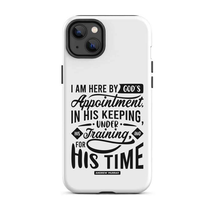 Christian Phone Case His Time White for iPhone® iPhone® Phone Cases Matte iPhone 14 Plus 