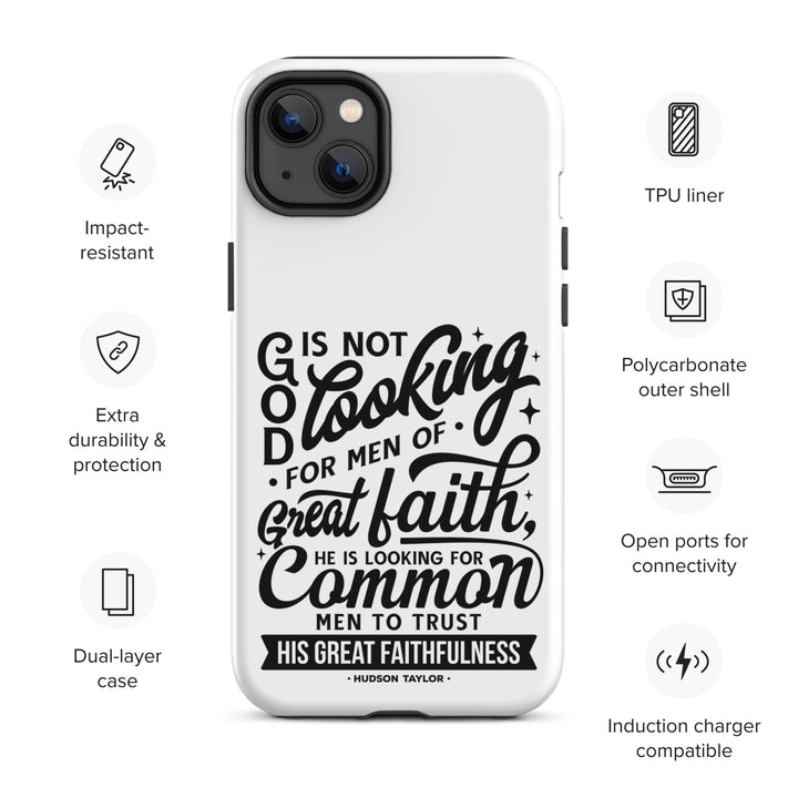 Christian Phone Case Common Men White for iPhone® iPhone® Phone Cases   